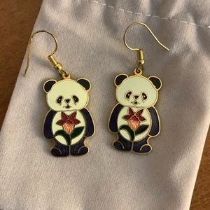 Panda Bear Earrings